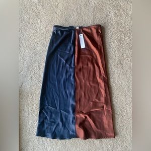 Top Shop Satin MIDI Skirt